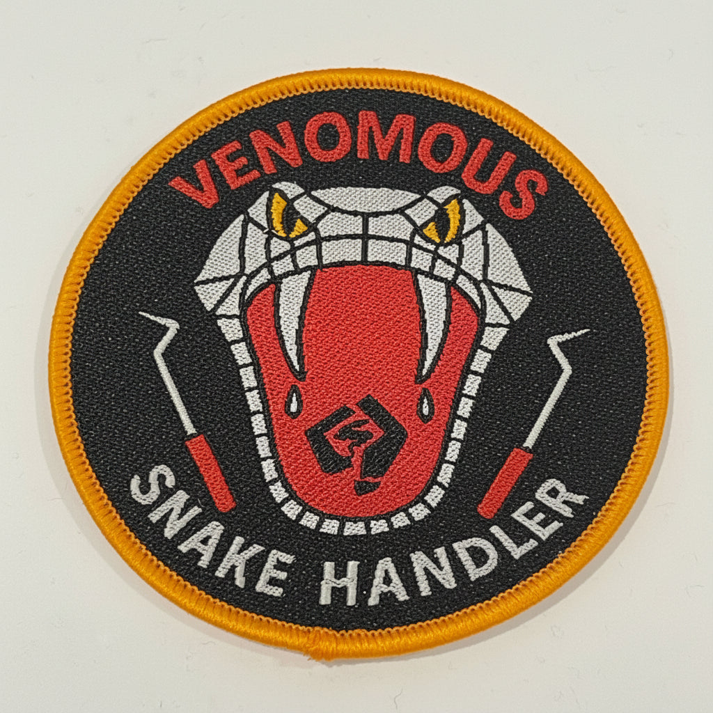 Snake Handler Sticker Venomous snake handler badge – Snakehandler