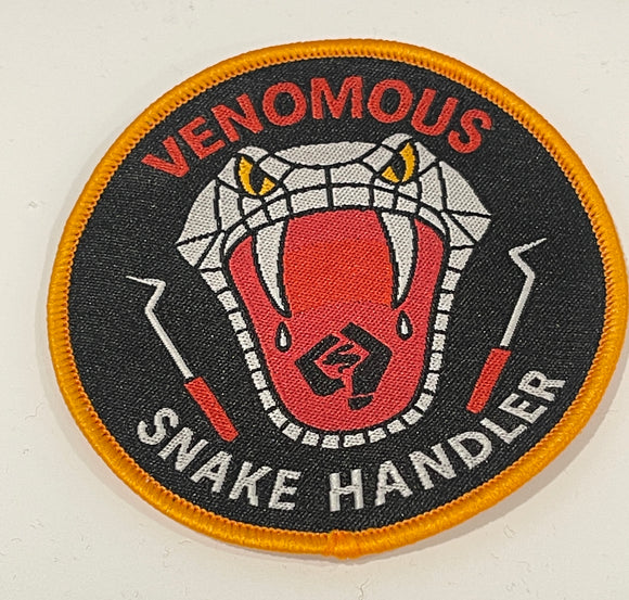 Venomous snake handler badge